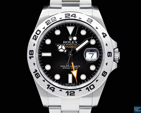 rolex explorer ii 216570 black|Rolex Explorer II size comparison.